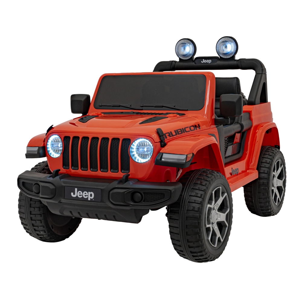 Elektromobilis Jeep Wrangler Rubicon, Orange-Elektromobiliai vaikams, Visureigiai-e-vaikas