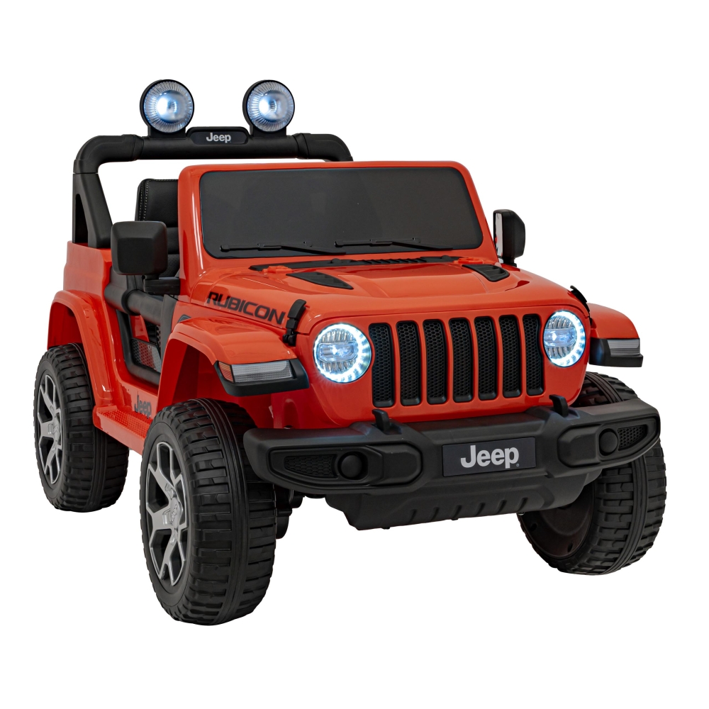 Elektromobilis Jeep Wrangler Rubicon, Orange-Elektromobiliai vaikams, Visureigiai-e-vaikas