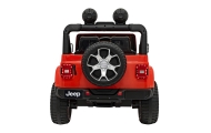 Jeep Wrangler Rubicon na akumulator dla dzieci Pomarańczowy + Pilot + Radio MP3 LED + Koła EVA