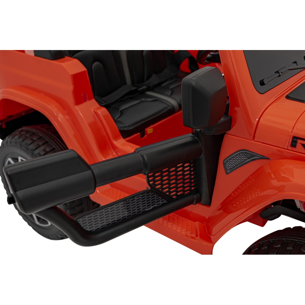 Elektromobilis Jeep Wrangler Rubicon, Orange-Elektromobiliai vaikams, Visureigiai-e-vaikas