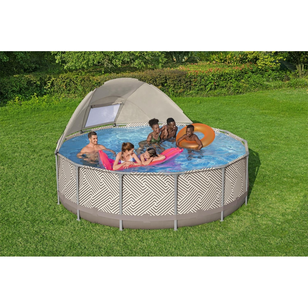Basen ogrodowy stelażowy 396 x 107 cm 11w1 Bestway 561FY