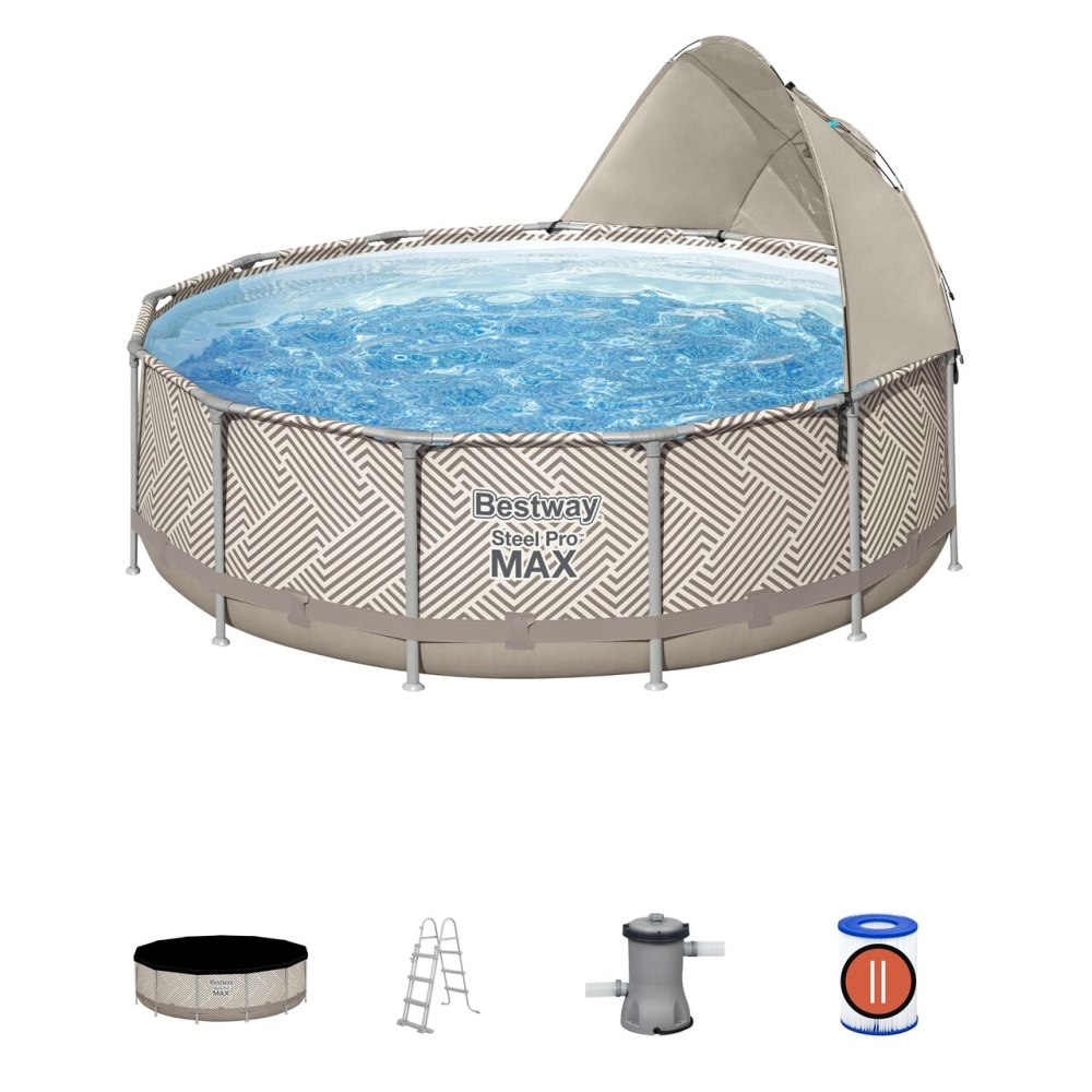Sodo rėminis baseinas 396 x 107 cm 11in1 Bestway 561FY