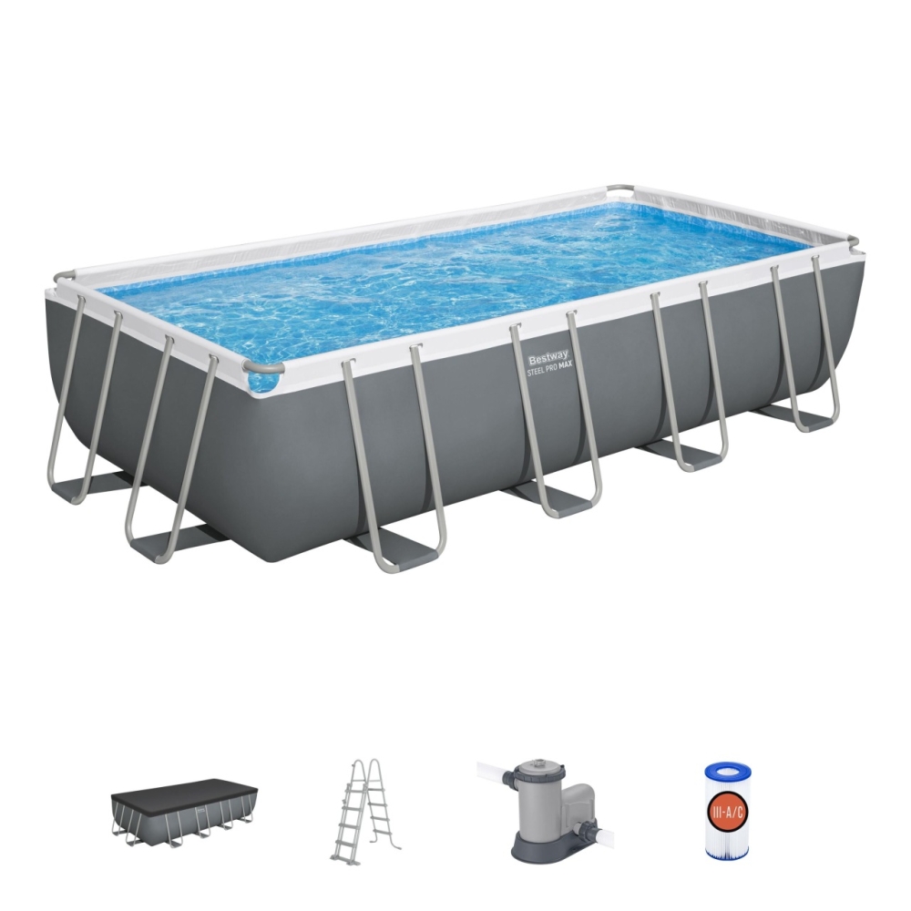 Baseinas 549x274x122 cm 18 pėdų ilgio SteelPRO BESTWAY