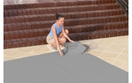 Mata ochronna pod Jacuzzi Lay-Z-Spa BESTWAY Puzzle + Mata pod pompę 25 el.