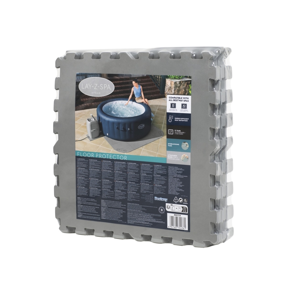 Apsauginis kilimėlis Lay-Z-Spa Jacuzzi BESTWAY Puzzle + siurblio kilimėlis 25 el.