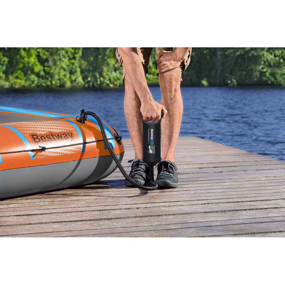 Pripučiama valtis BESTWAY Condor Elite 3000 246x122 cm + 2 irklai + pompa