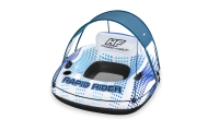 Pripučiamas plaukimo ratas su stogeliu Hydro-Force 123x123x51cm BESTWAY + tinklinis dugnas + atlošas