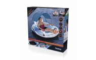 Pripučiamas plaukimo ratas su stogeliu Hydro-Force 123x123x51cm BESTWAY + tinklinis dugnas + atlošas