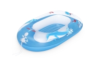 Dmuchany Ponton do pływania Delfinek dla dzieci 3+ BESTWAY 102x69cm + Dmuchane dno + Mocne uchwyty