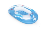 Dmuchany Ponton do pływania Delfinek dla dzieci 3+ BESTWAY 102x69cm + Dmuchane dno + Mocne uchwyty