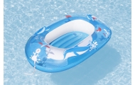 Dmuchany Ponton do pływania Delfinek dla dzieci 3+ BESTWAY 102x69cm + Dmuchane dno + Mocne uchwyty