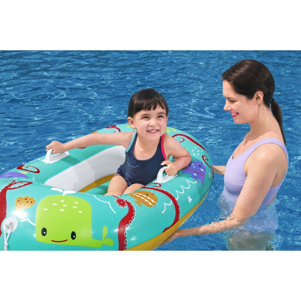 Dmuchany Ponton Dla Dzieci 119 cm x 79 cm Niebieski Bestway 34009