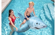 Pripučiamas čiužinys Shark 183 x 102 cm Bestway 41405-Žaislai, Lauko žaislai, Pripučiami ratai, žaislai, čiužiniai-e-vaikas