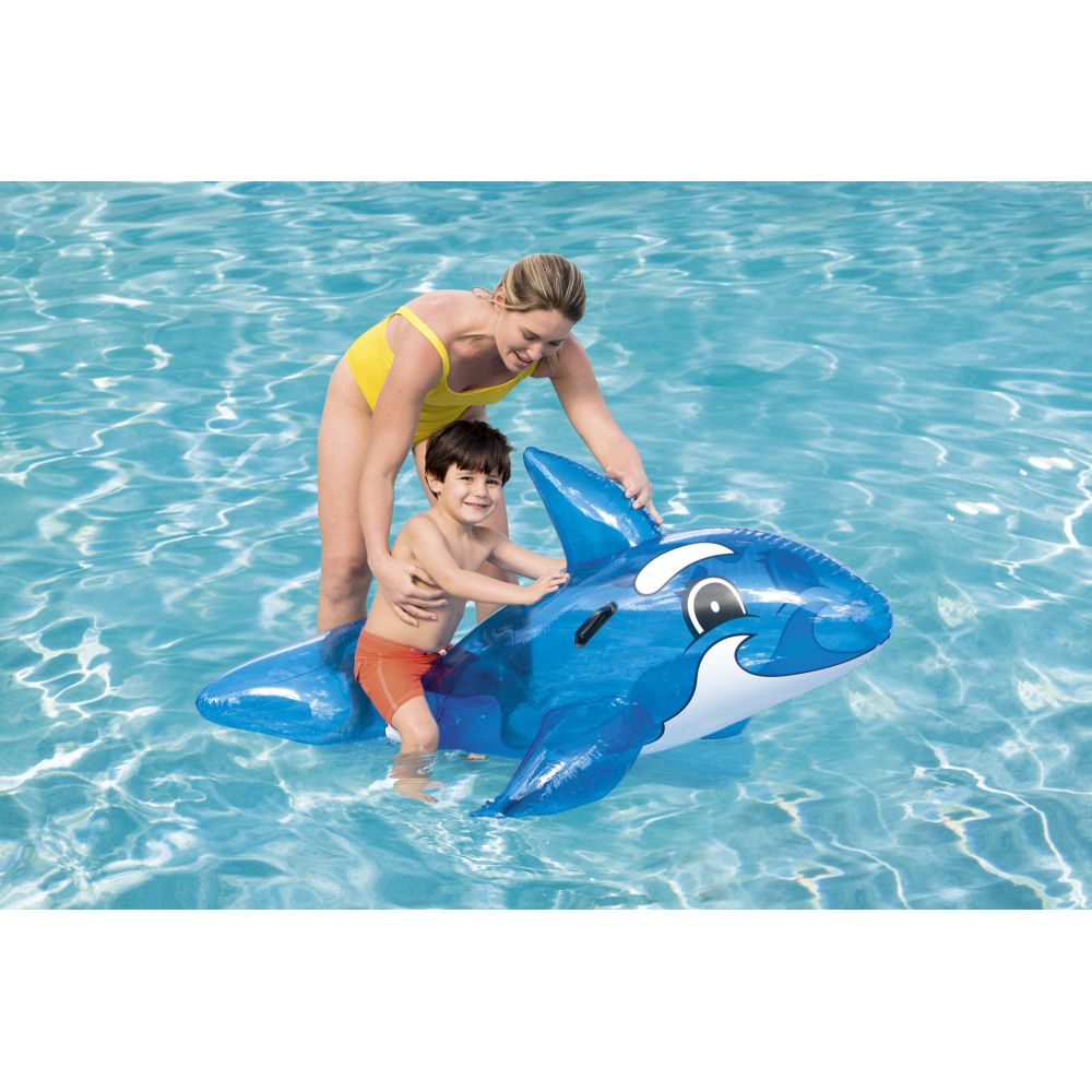 Bestway 41037 Plaukiojantis delfinas su rankenomis Skaidrus 1,57 m x 94 cm