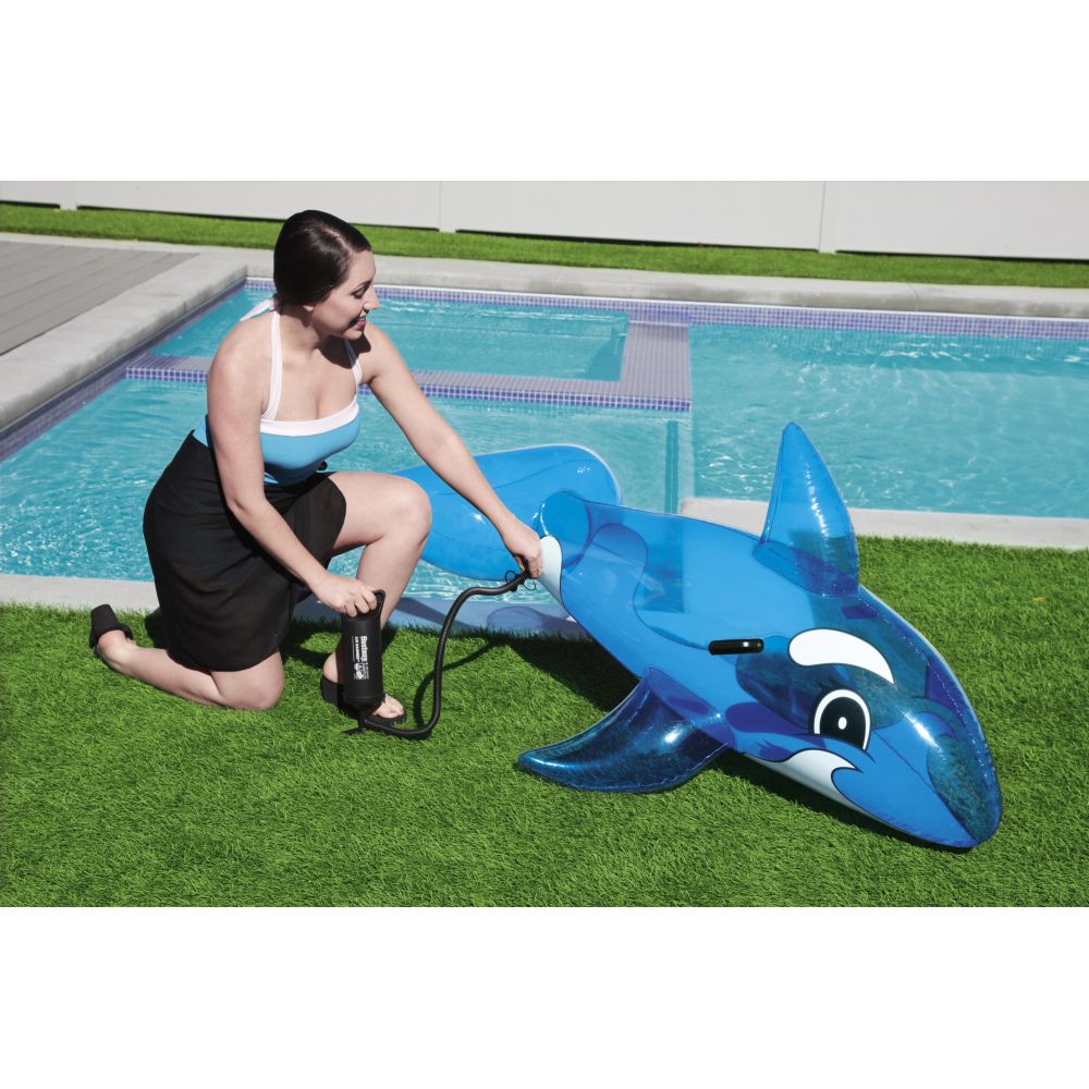 Bestway 41037 Plaukiojantis delfinas su rankenomis Skaidrus 1,57 m x 94 cm