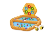Dmuchany Basenik Pszczoły dla dzieci 12m+ Bestway 127x119x61 + Gra sorter + 20 Piłeczek + 2 Dmuchane pszczoły