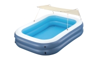 Pripučiamas baseinas BESTWAY 254x178x140cm UV apsauga + kilnojamas stogelis