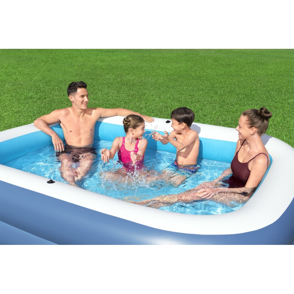 Pripučiamas baseinas BESTWAY 254x178x140cm UV apsauga + kilnojamas stogelis