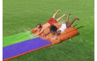 Ślizg wodny SplashCoaster dla 2 dzieci 3+ BESTWAY Tor 488cm + Spryskiwacze + Rampa