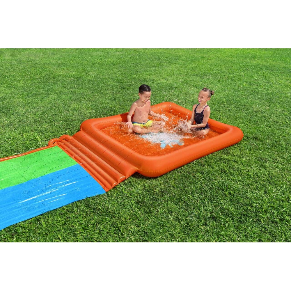 Bestway 52633 Ślizgawka podwójna H2OGO! Super Splash z basenikiem 5.31m