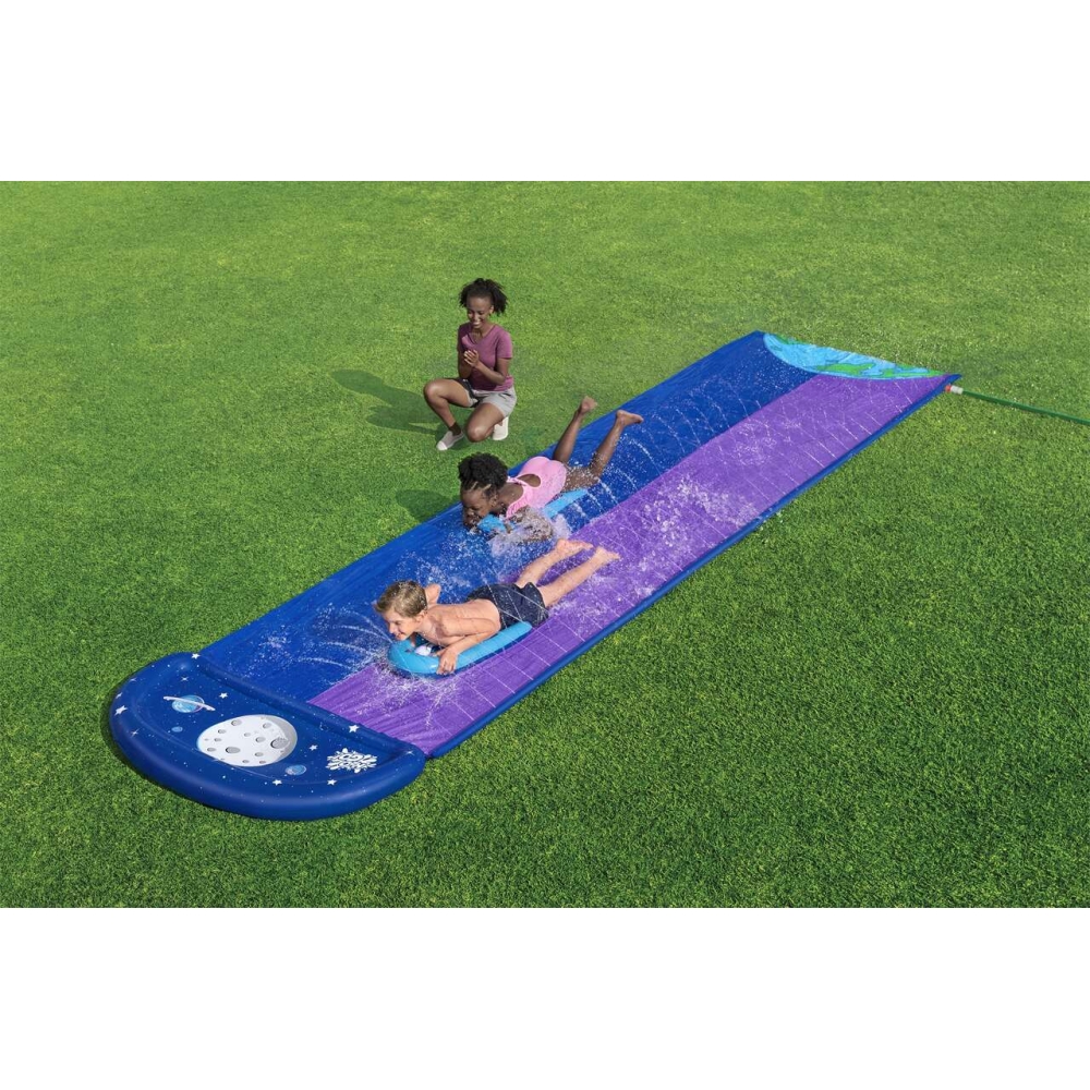 Dvigubas vandens kalnelis 488 cm Bestway 52642-Žaislai, Lauko žaislai, Baseinai, Vandens čiuožyklos-e-vaikas