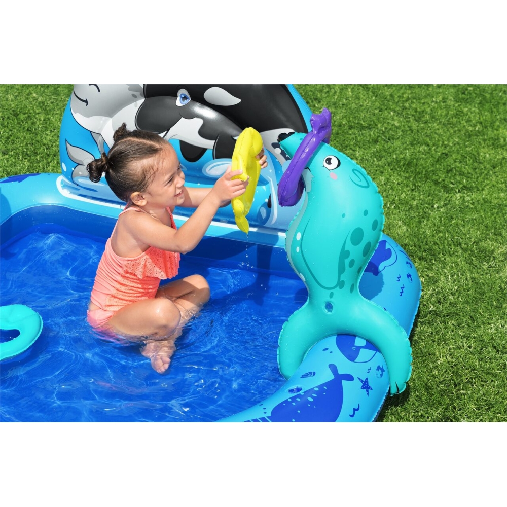 Bestway 53156 Basen dmuchany / Plac zabaw Arktyka 1.34m x 1.31m x 73cm