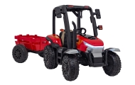 Traktor BLAST Z Przyczepką Czerwony