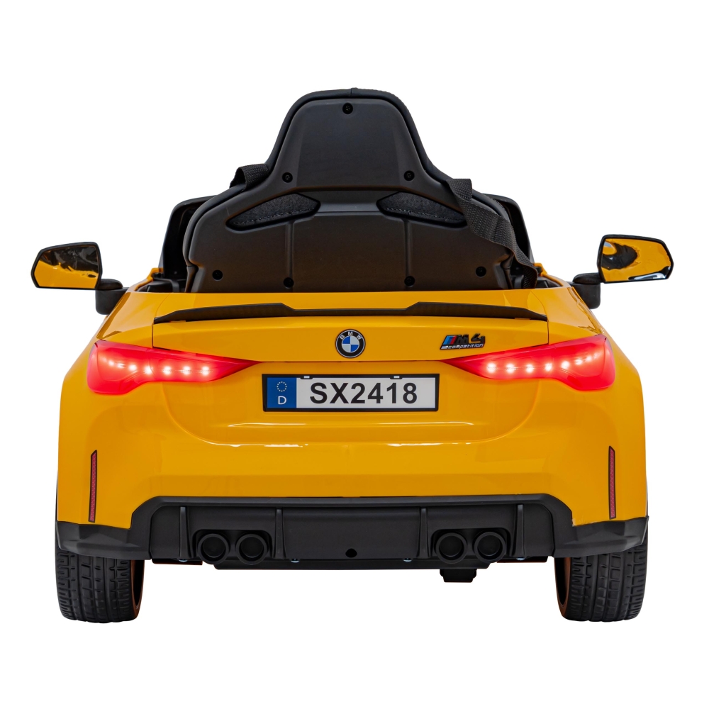 Elektromobilis BMW M4, Yellow-Elektromobiliai vaikams, Mašinos-e-vaikas