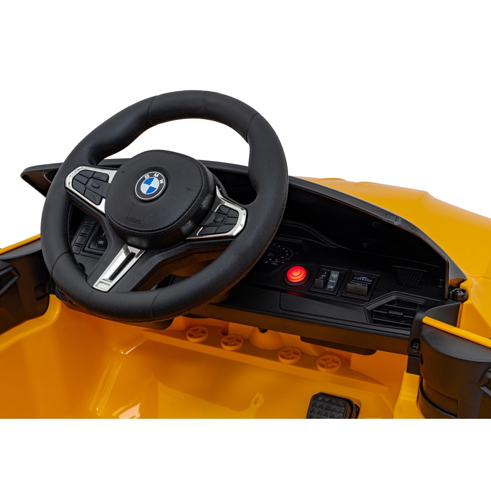Elektromobilis BMW M4, Yellow-Elektromobiliai vaikams, Mašinos-e-vaikas