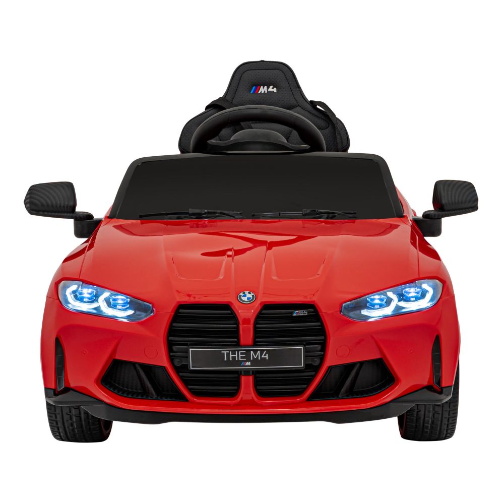 BMW M4 automobilis, raudonos spalvos