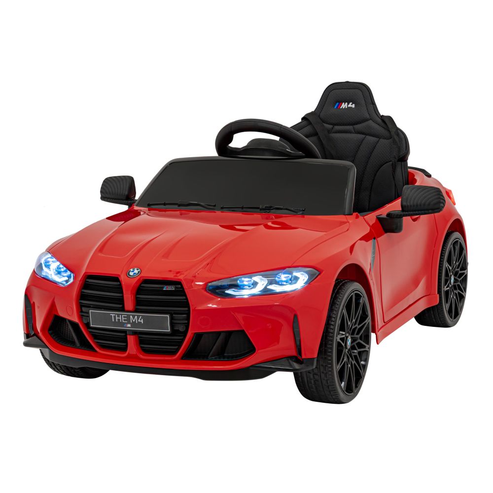 BMW M4 automobilis, raudonos spalvos