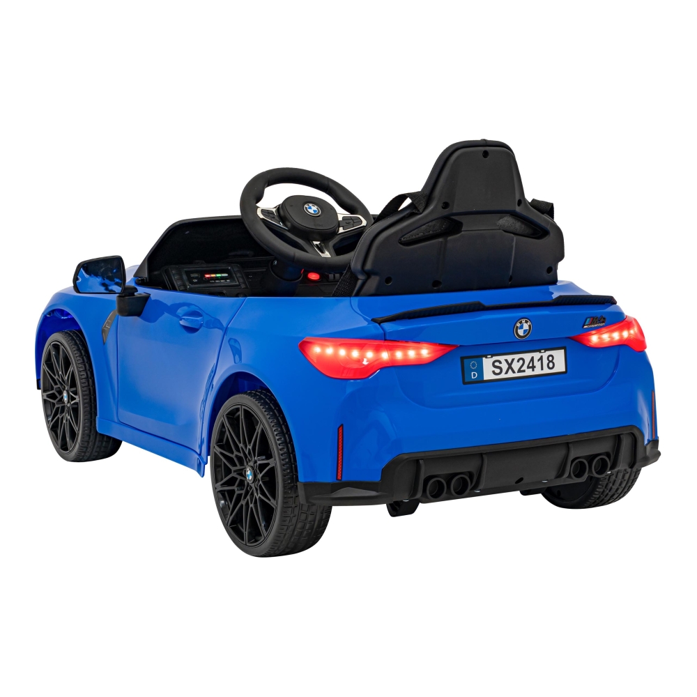 Elektromobilis BMW M4, Blue-Elektromobiliai vaikams, Mašinos-e-vaikas