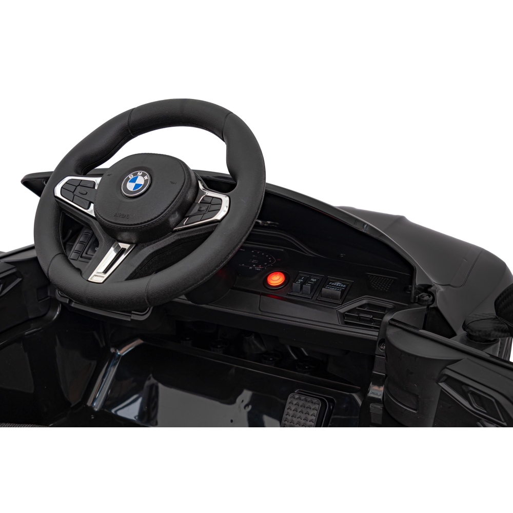 Transporto priemonė, automobilis BMW M4, juodos spalvos-Elektromobiliai vaikams, Mašinos-e-vaikas