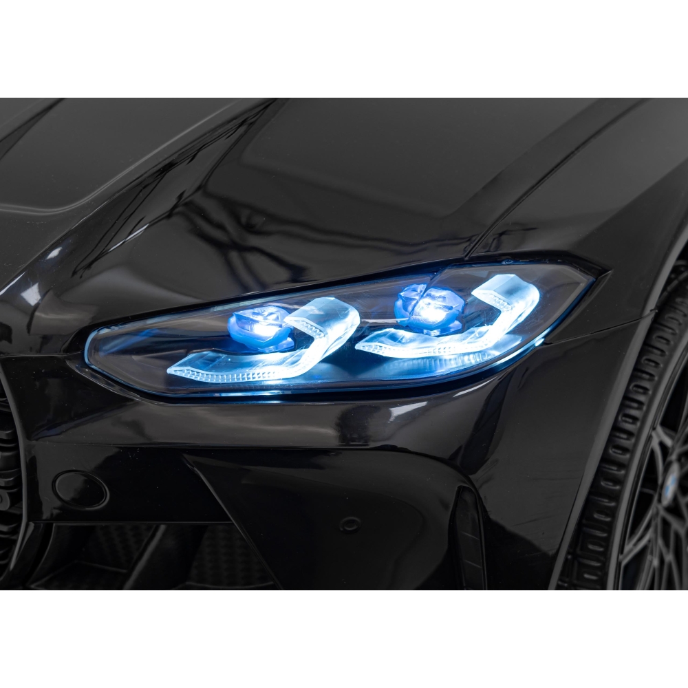 Transporto priemonė, automobilis BMW M4, juodos spalvos-Elektromobiliai vaikams, Mašinos-e-vaikas