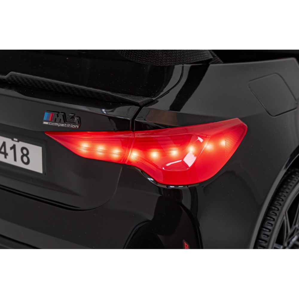 Transporto priemonė, automobilis BMW M4, juodos spalvos-Elektromobiliai vaikams, Mašinos-e-vaikas