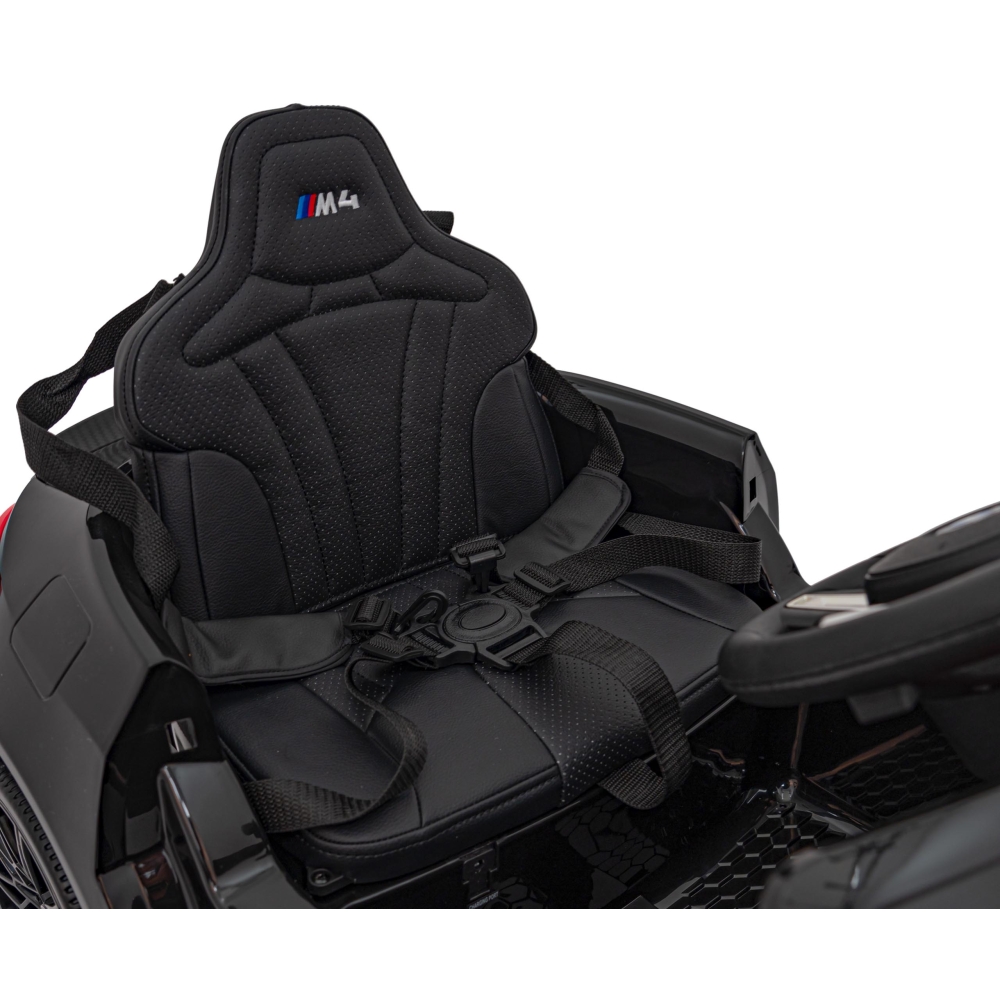 Transporto priemonė, automobilis BMW M4, juodos spalvos-Elektromobiliai vaikams, Mašinos-e-vaikas