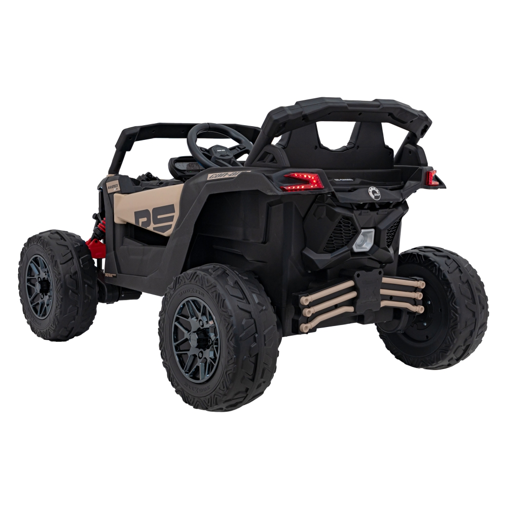 Elektrinis Buggy ATV CAN-AM Maverick, Black-Elektromobiliai vaikams, Keturračiai ir bagiai-e-vaikas