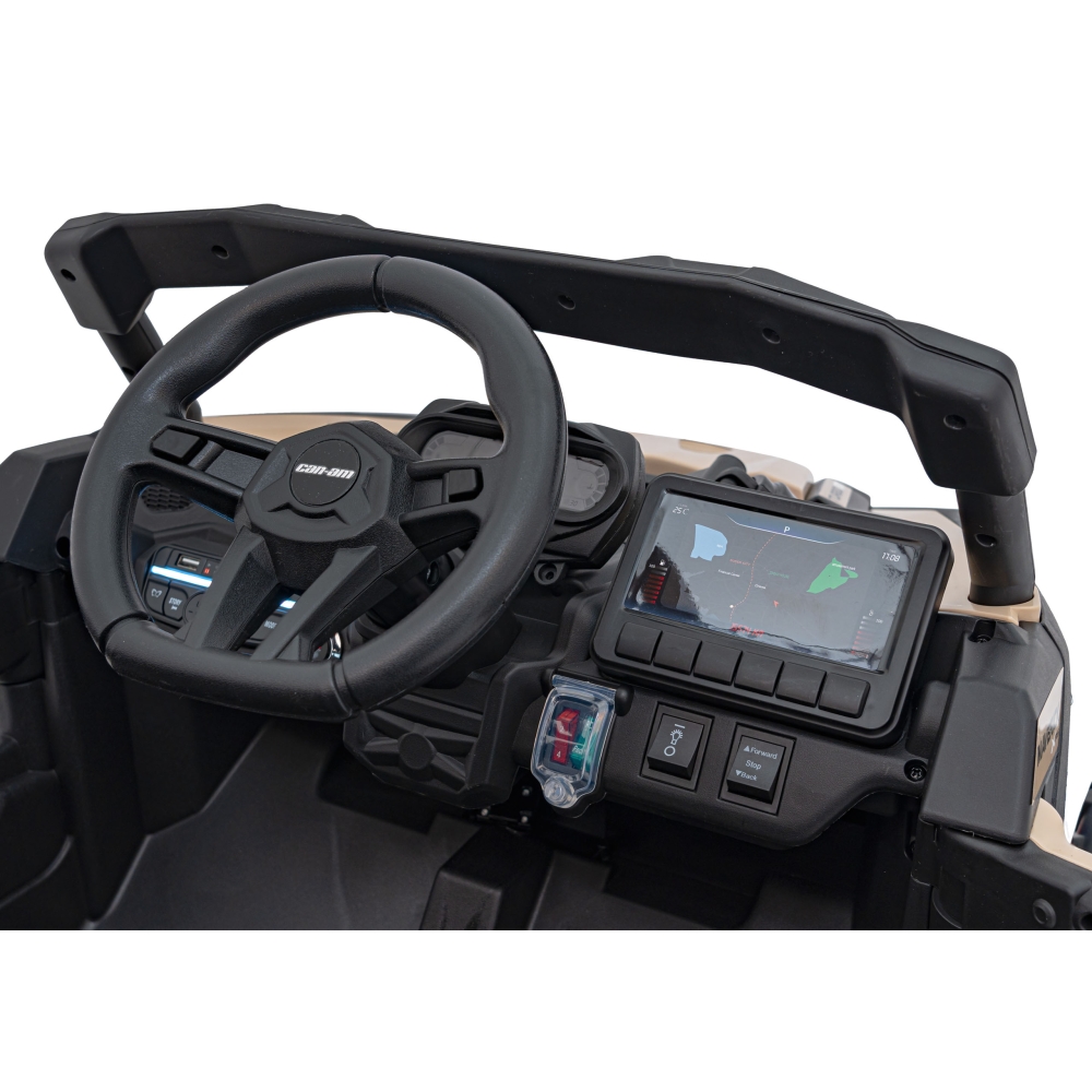 Elektrinis Buggy ATV CAN-AM Maverick, Black-Elektromobiliai vaikams, Keturračiai ir bagiai-e-vaikas