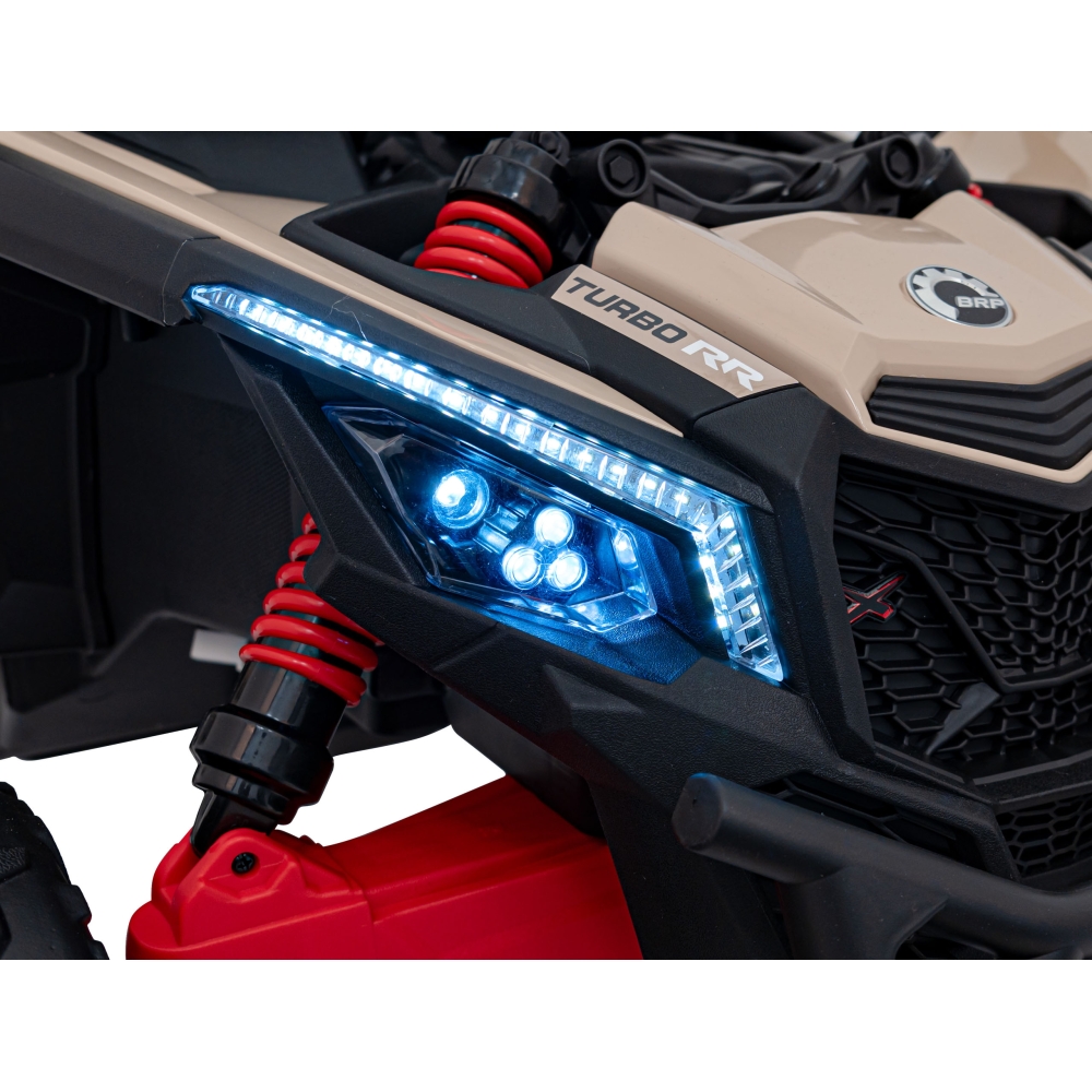 Elektrinis Buggy ATV CAN-AM Maverick, Black-Elektromobiliai vaikams, Keturračiai ir bagiai-e-vaikas
