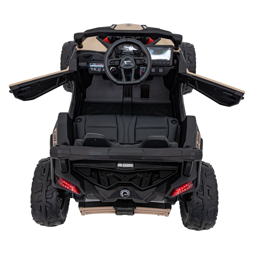 Elektrinis Buggy ATV CAN-AM Maverick, Black-Elektromobiliai vaikams, Keturračiai ir bagiai-e-vaikas