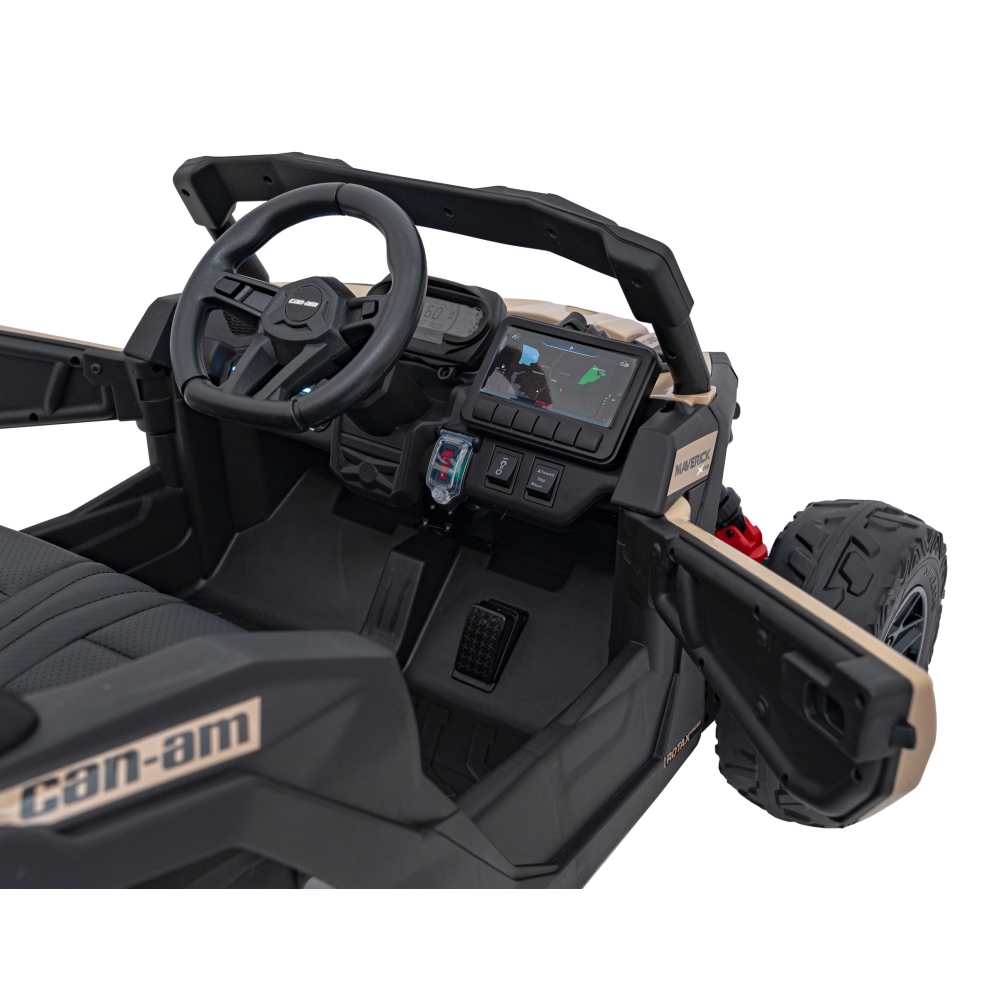 Elektrinis Buggy ATV CAN-AM Maverick, Black-Elektromobiliai vaikams, Keturračiai ir bagiai-e-vaikas
