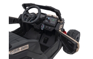 Elektrinis Buggy ATV CAN-AM Maverick, Black-Elektromobiliai vaikams, Keturračiai ir bagiai-e-vaikas