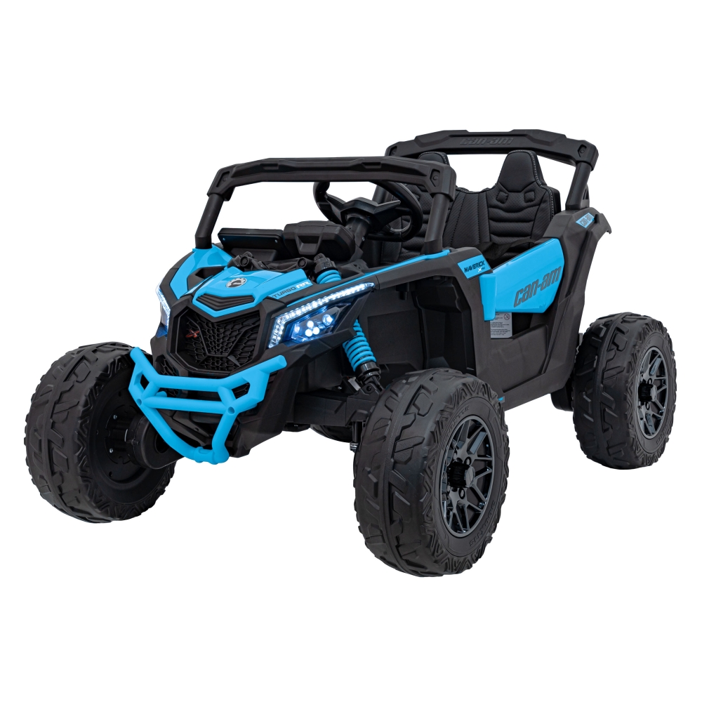 Elektrinis Buggy ATV CAN-AM Maverick, Blue-Elektromobiliai vaikams, Keturračiai ir bagiai-e-vaikas