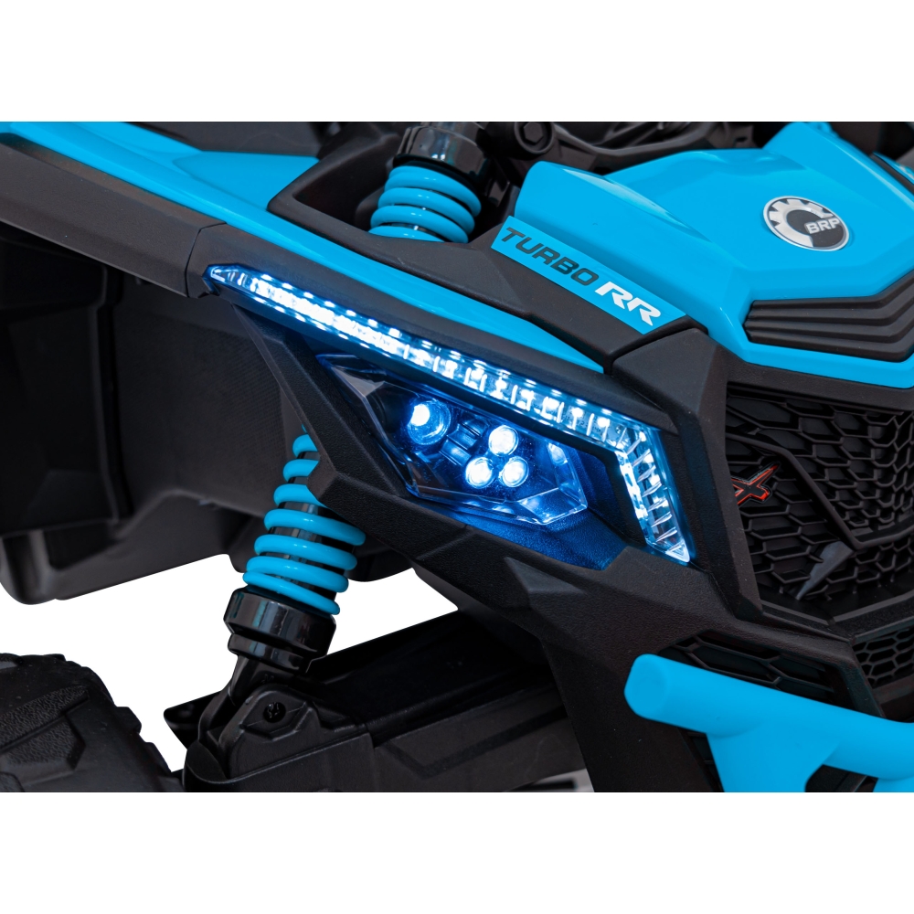 Elektrinis Buggy ATV CAN-AM Maverick, Blue-Elektromobiliai vaikams, Keturračiai ir bagiai-e-vaikas