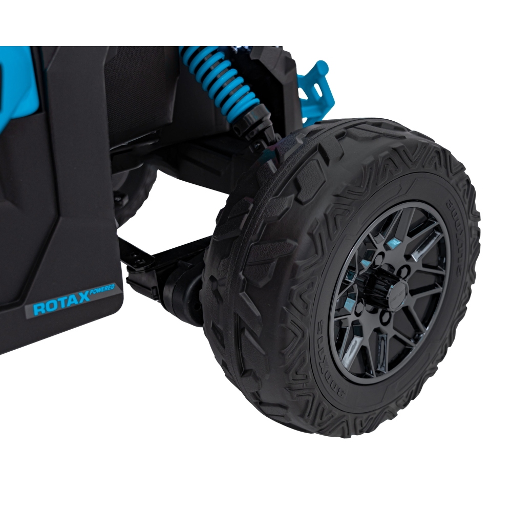 Elektrinis Buggy ATV CAN-AM Maverick, Blue-Elektromobiliai vaikams, Keturračiai ir bagiai-e-vaikas