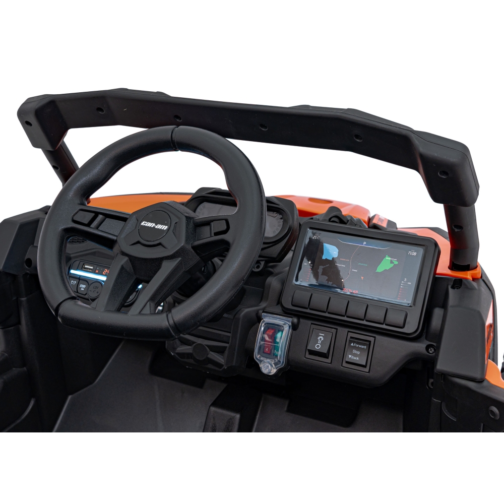 Elektrinis Buggy ATV CAN-AM Maverick, Orange-Elektromobiliai vaikams, Keturračiai ir bagiai-e-vaikas