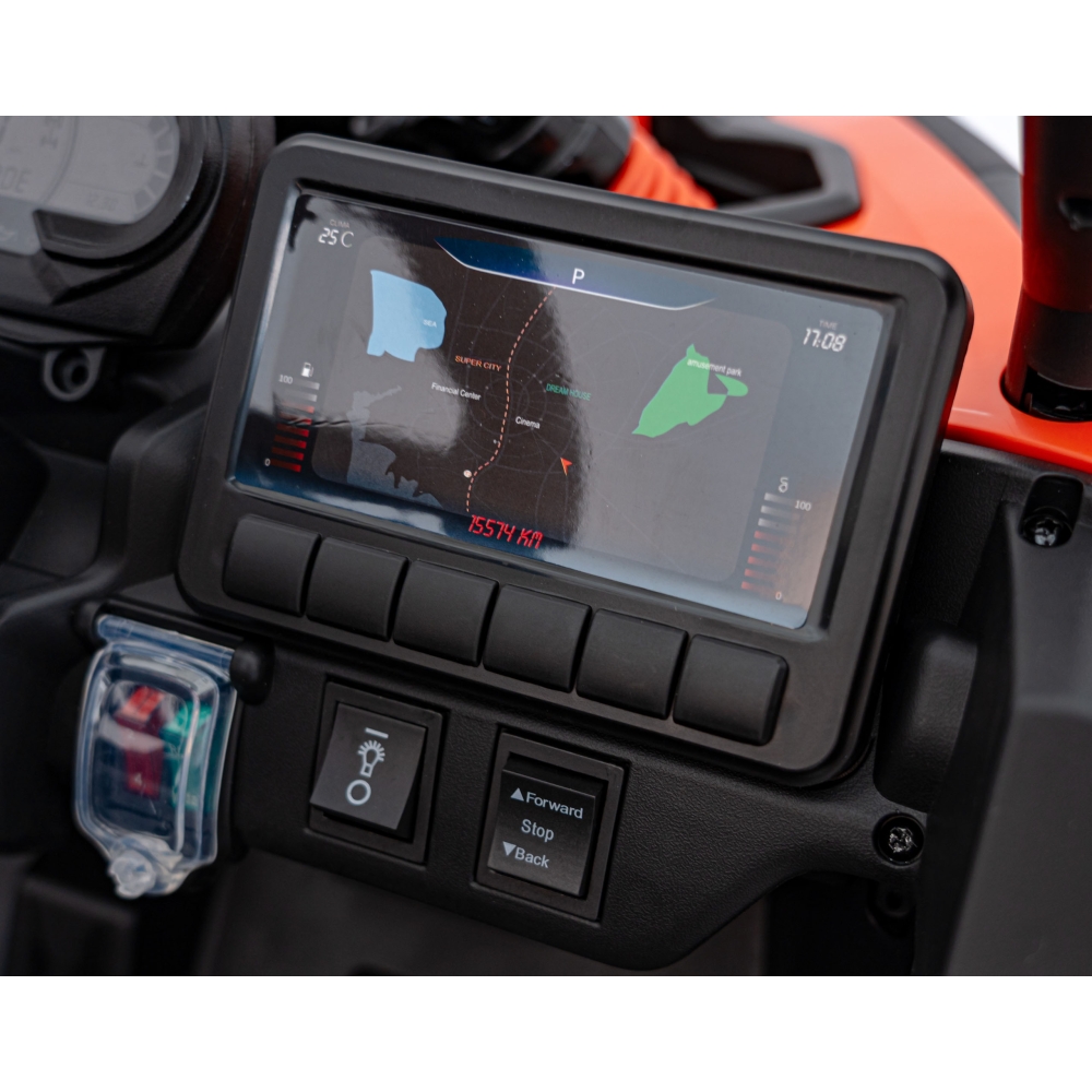 Elektrinis Buggy ATV CAN-AM Maverick, Orange-Elektromobiliai vaikams, Keturračiai ir bagiai-e-vaikas