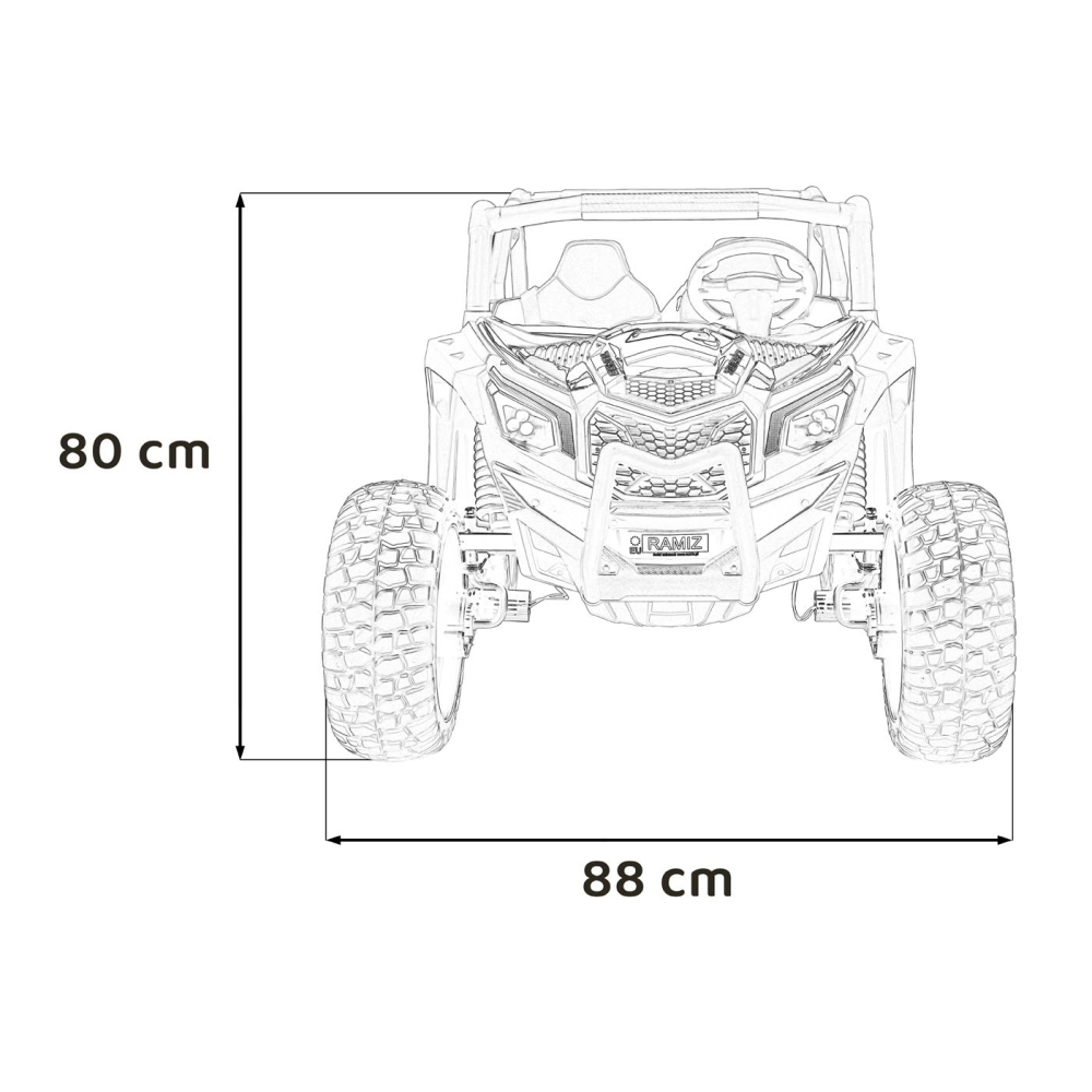 UTV X3 visureigis, oranžinis