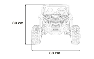 Pojazd UTV X3 Off-Road Pomarańczowy