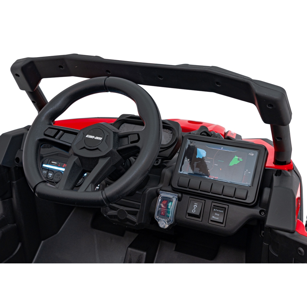 Elektrinis Buggy ATV CAN-AM Maverick, Red-Elektromobiliai vaikams, Keturračiai ir bagiai-e-vaikas